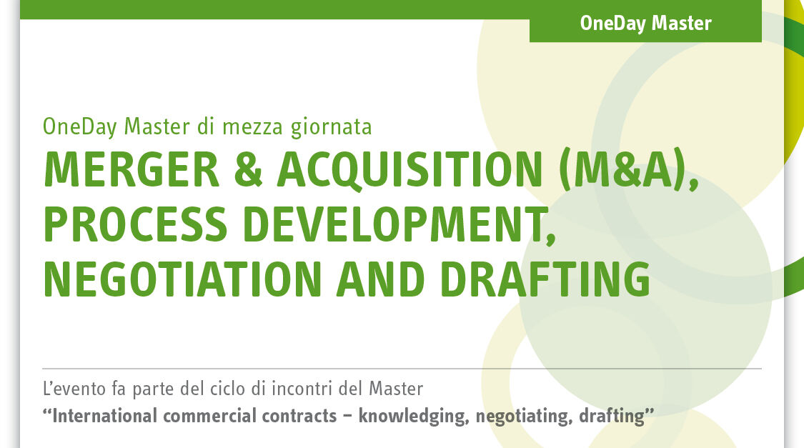 Immagine Merger & acquisition (M&A), process development, negotiation and drafting | Euroconference